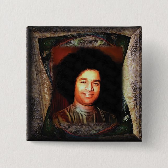 Chapa Cuadrada Sai Baba (Anverso)