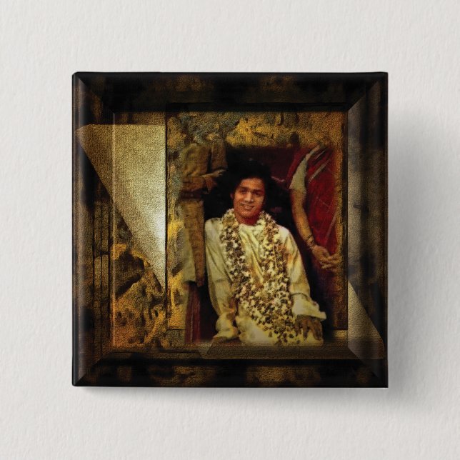 Chapa Cuadrada Sai Baba (Anverso)