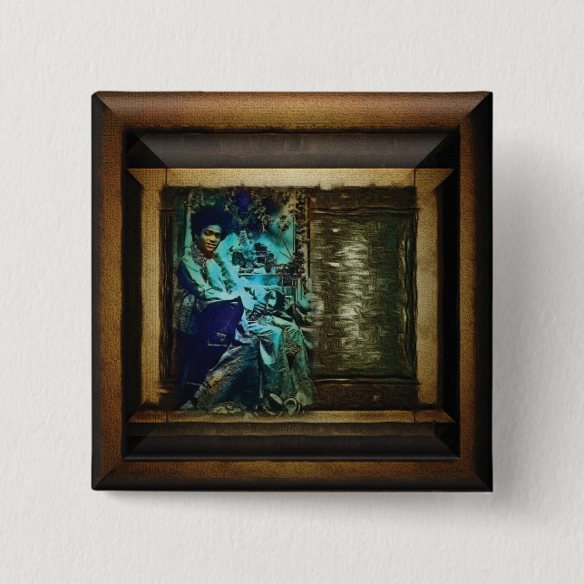 Chapa Cuadrada Sai Baba (Anverso)