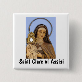 Chapa Cuadrada Saint Clare Assisi