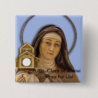 Chapa Cuadrada Saint Clare Assisi