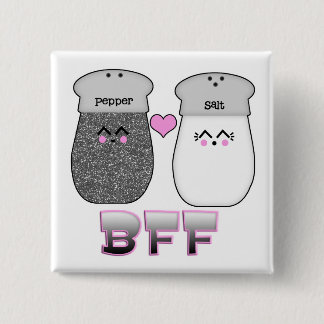 Chapa Cuadrada Sal Kawaii en Pepper BFF