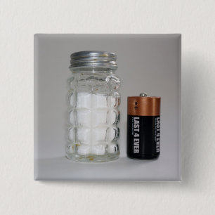 Chapa Cuadrada Sal y batería