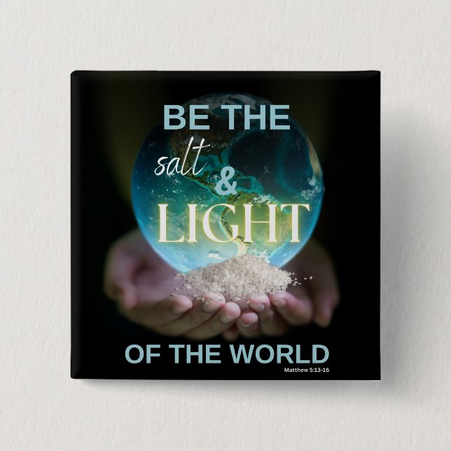 Chapa Cuadrada Sal y luz (Anverso)