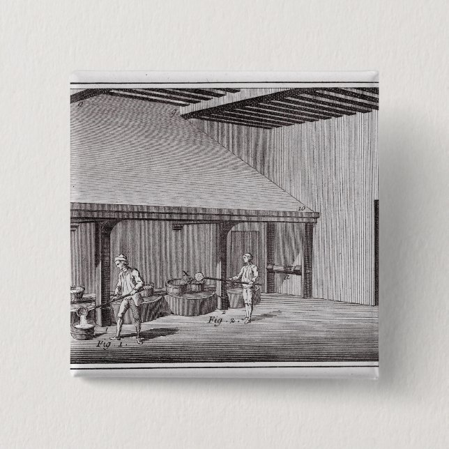 Chapa Cuadrada Salitre del refinamiento (Anverso)