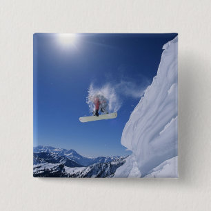 Chapa Cuadrada Saltando al cañón de Snake Creek de Clayton