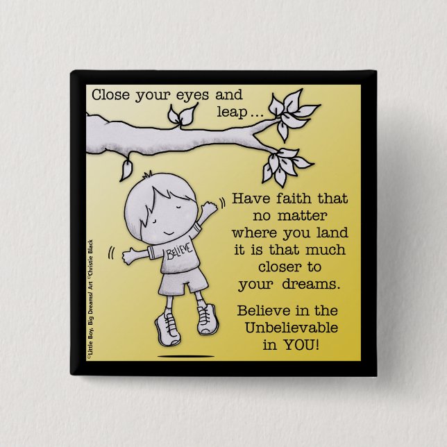 Chapa Cuadrada Salto de la fe (Anverso)