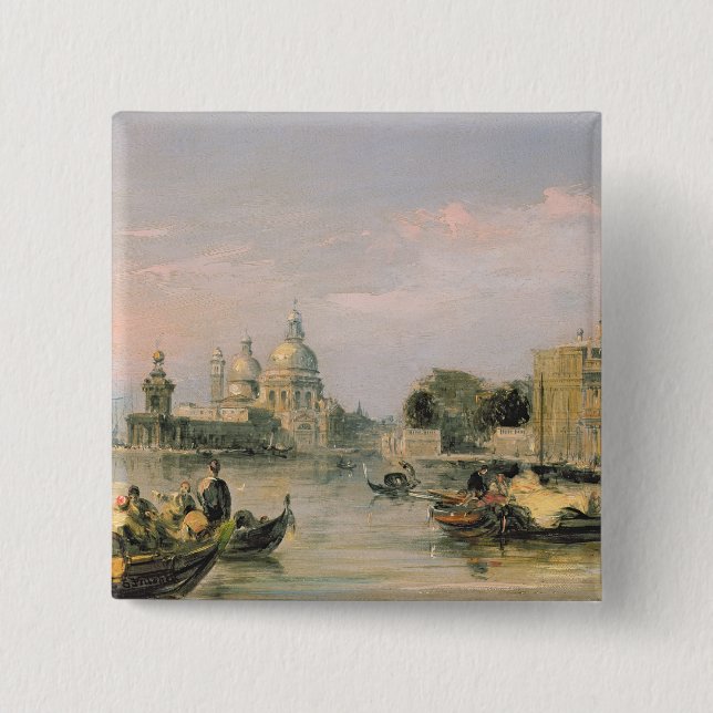 Chapa Cuadrada Saludo del della de Santa María, Venecia, siglo (Anverso)