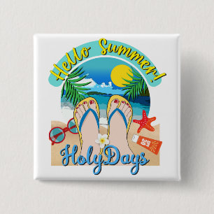 Chapa Cuadrada Saludo verano - Holy Days