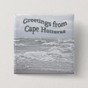 Chapa Cuadrada Saludos desde el cabo Hatteras