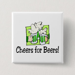 Chapa Cuadrada Saludos Por El Día De La Cerveza En San Patty