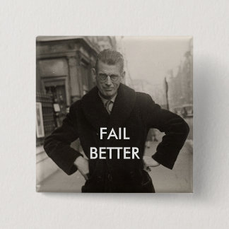 Chapa Cuadrada Samuel Beckett - fall mejor