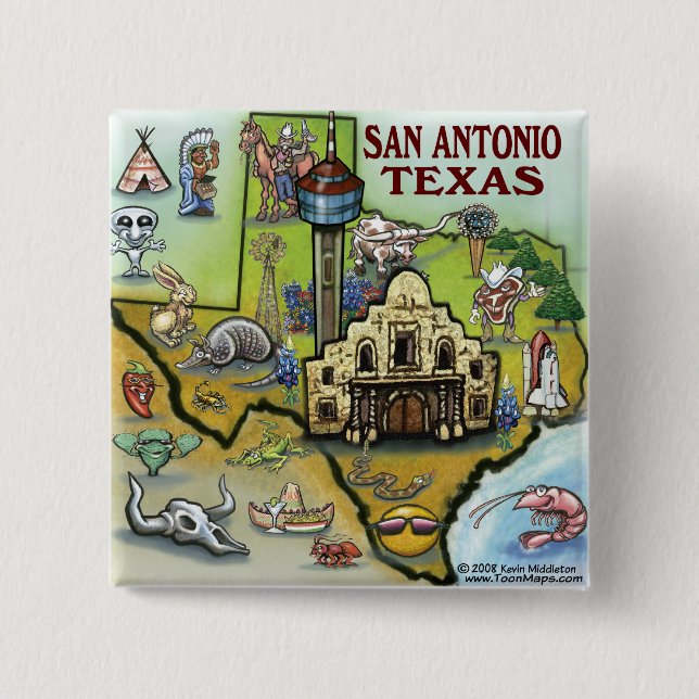 Chapa Cuadrada San Antonio TX (Anverso)
