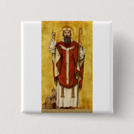 Chapa Cuadrada San Bonifacio de Maguncia - Patrono de los educado