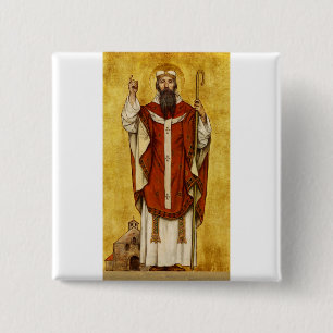 Chapa Cuadrada San Bonifacio de Maguncia - Patrono de los educado