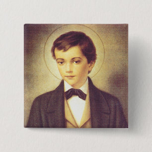 Chapa Cuadrada San Doménico Savio alumno de Juan Bosco