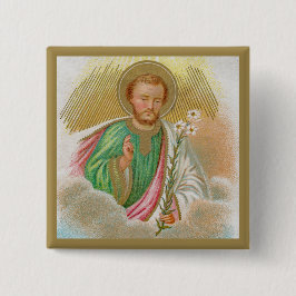 Chapa Cuadrada San José de una "tarjeta de peregrinación" (detall