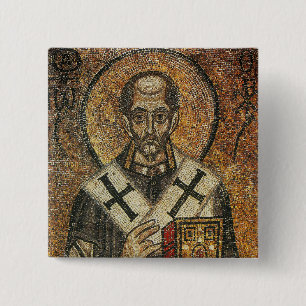 Chapa Cuadrada San Juan Crisóstomo arzobispo de Constantinopla