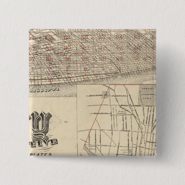 Chapa Cuadrada San Luis, Misuri (Anverso)