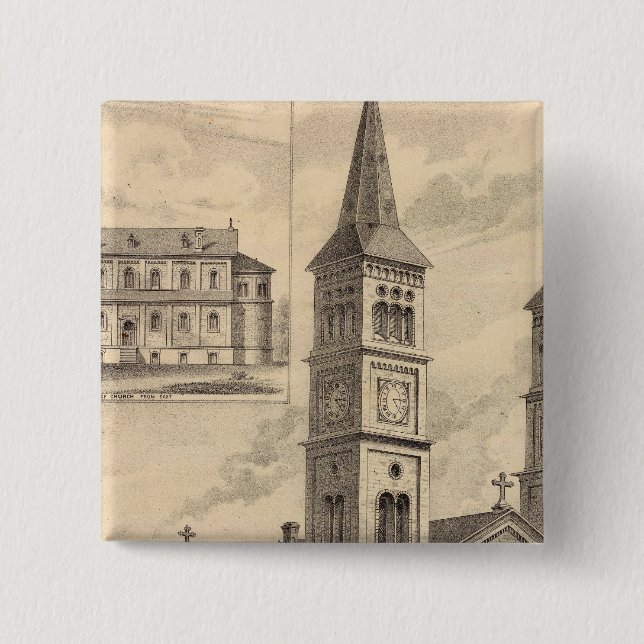 Chapa Cuadrada San Pablo, Minnesota Lithograph (Anverso)