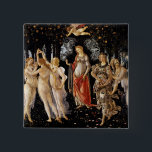 Chapa Cuadrada Sandro Botticelli - La Primavera<br><div class="desc">La Primavera - Sandro Botticelli,  1482</div>