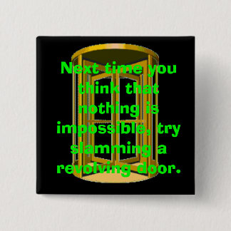 Chapa Cuadrada Sangría de la puerta giratoria