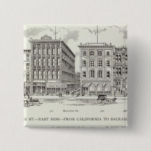 Chapa Cuadrada Sansome East side California y Sacramento