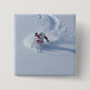Chapa Cuadrada Santa esquíando en Snowbird Ski Resort, Wasatch