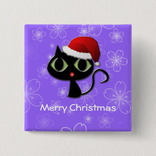Chapa Cuadrada Santa Kitty