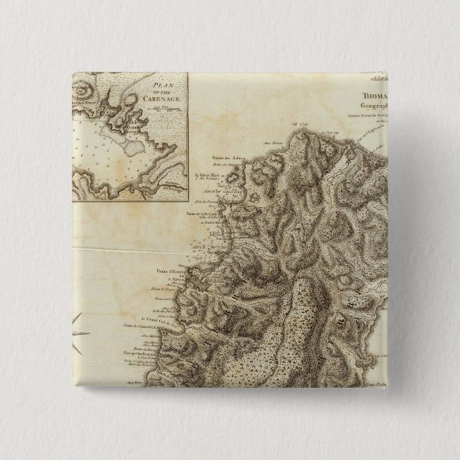 Chapa Cuadrada Santa Lucía (Anverso)