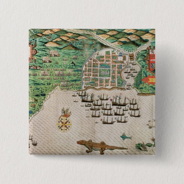 Chapa Cuadrada Santiago, Cabo Verde, 1589 2 (Anverso)