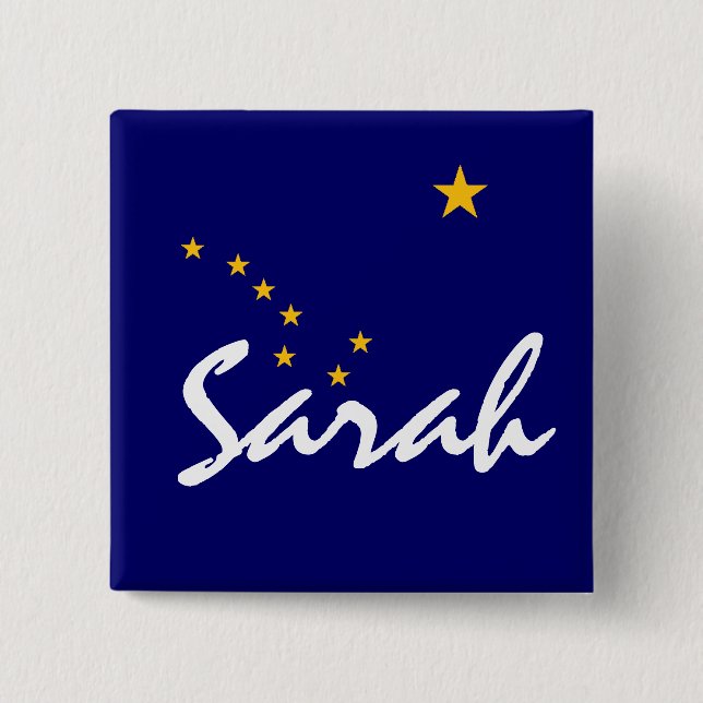 Chapa Cuadrada Sarah (Anverso)
