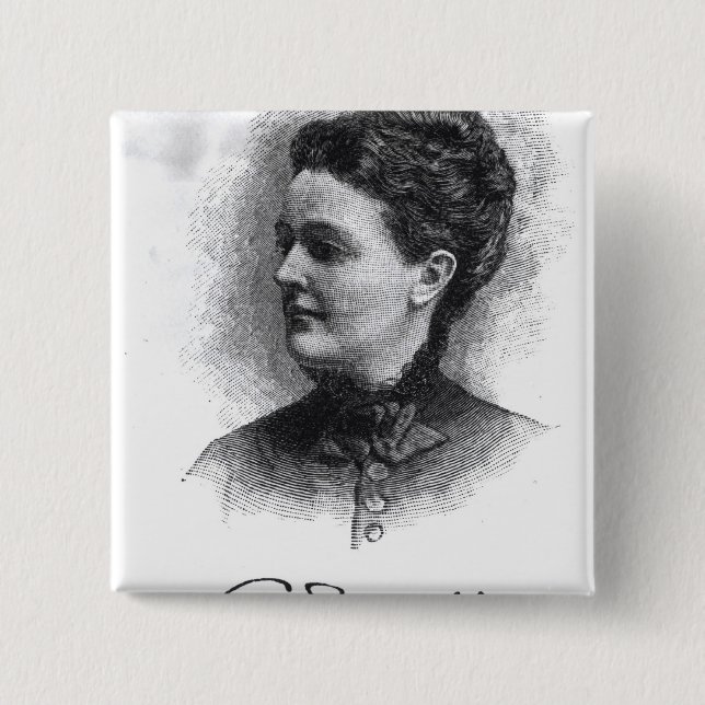 Chapa Cuadrada Sarah Orne Jewett (Anverso)