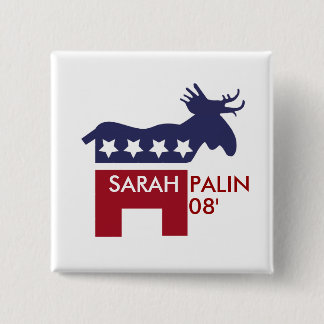 Chapa Cuadrada Sarah Palin 08'
