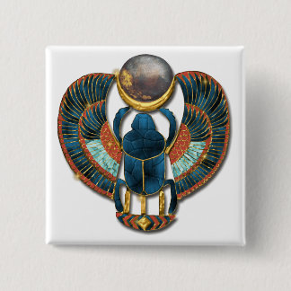 Chapa Cuadrada Scarab sagrado del rey Tut