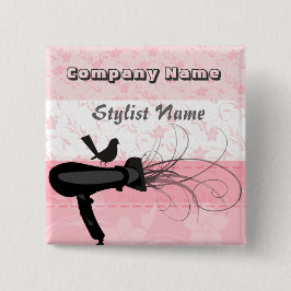 Chapa Cuadrada Scatterred florece el Mockingbird del estilista