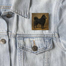 Chapa Cuadrada Schipperke