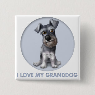 Chapa Cuadrada Schnauzer Granddog