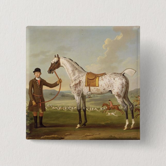 Chapa Cuadrada Scipio, Hunter de Spotted, c.1750 (oi de coronel (Anverso)