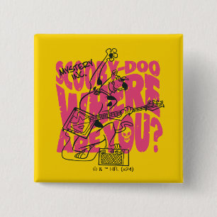 Chapa Cuadrada Scooby-Doo ¿Dónde Estás El Punk Guitar Riff