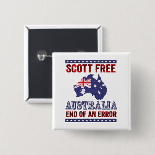 Chapa Cuadrada Scott Free - Australia Fin de un error