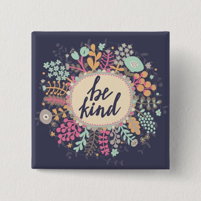 Chapa Cuadrada Sea bueno (Anverso)