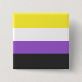 Chapa Cuadrada Seamless Repeating Non-Binary Pride Flag Pattern
