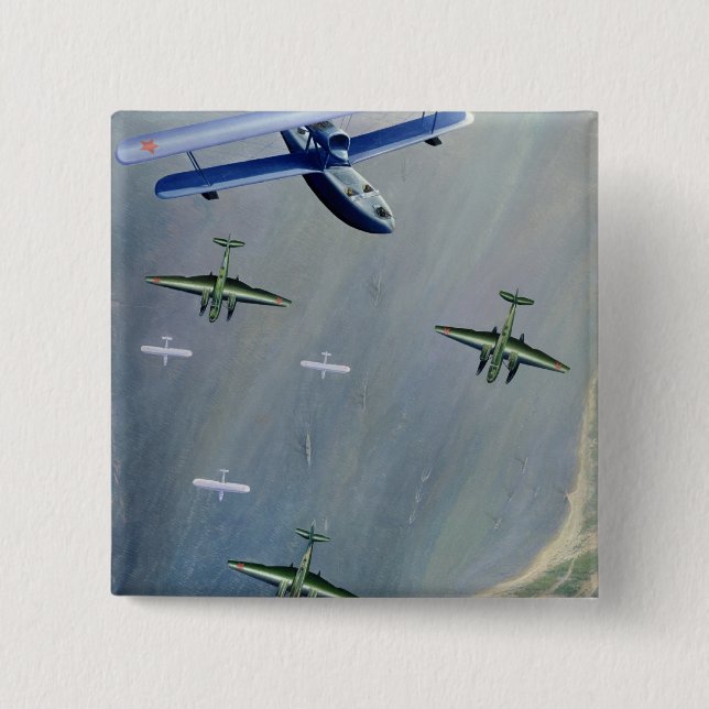 Chapa Cuadrada Seaplanes, 1933 (Anverso)