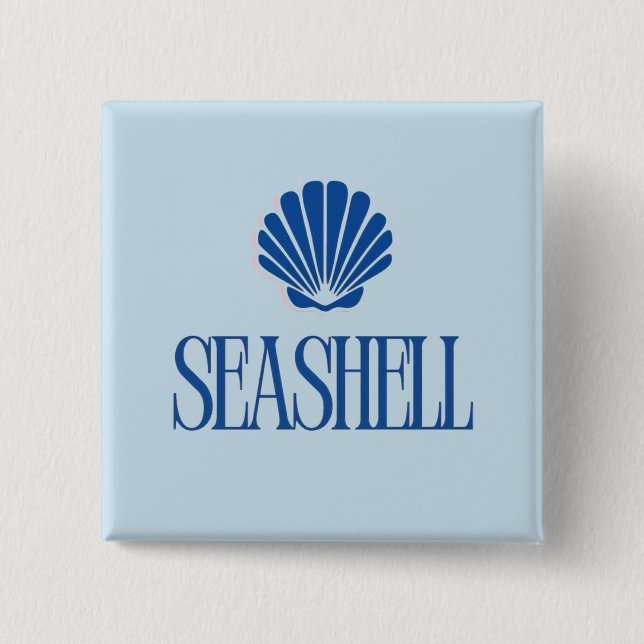 Chapa Cuadrada Seashell (Anverso)