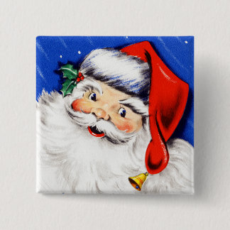 Chapa Cuadrada Seasons Greetings Santa