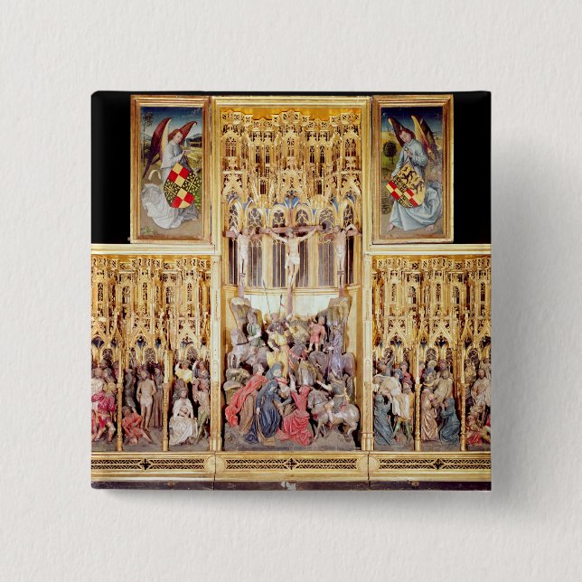 Chapa Cuadrada Sección central del Altarpiece de Ambierle (Anverso)