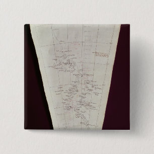 Chapa Cuadrada Sección del mapa de la isla de Ross a South Pole