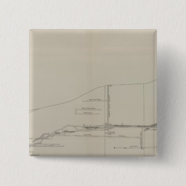 Chapa Cuadrada Sección longitudinal del Canal del Oro Sur (Anverso)