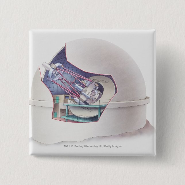 Chapa Cuadrada Sección representativa del telescopio dentro de un (Anverso)